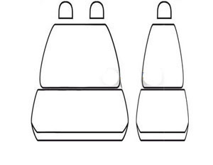 Чехлы OPEL VIVARO, RENAULT TRAFIC 2+1 ТОЛЩ.