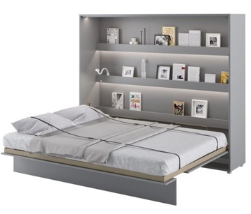 Półkotapczan BED CONCEPT BC-14 szary 160x200