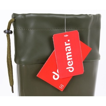 Gumowce z kołnierzem robocze zielone - 42