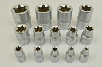 НАБОР ВНУТРЕННИХ ТОРЦЕВ TORX E4 E24 TORXY 14 шт.