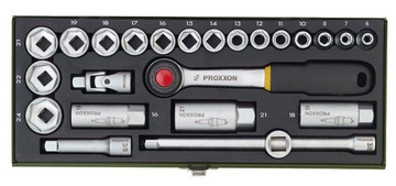 Zestaw z grzechotką 3/8 z nasadkami PROXXON 23110