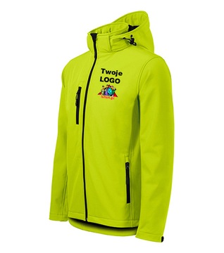 Kurtka softshell Adler 522 z haftem LOGO nadruk