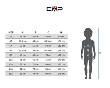 Kurtka zimowa CMP dziecięca 140cm OKAZJA!