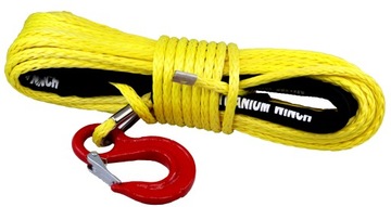 СИНТЕТИЧЕСКИЙ ВЕРЕВОК СИНТЕТИЧЕСКИЙ КРЮК 10мм 28М ЛЕБЕДКИ