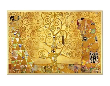 OBRAZ GUSTAV KLIMT DRZEWO ŻYCIA POCAŁUNEK + RAMA