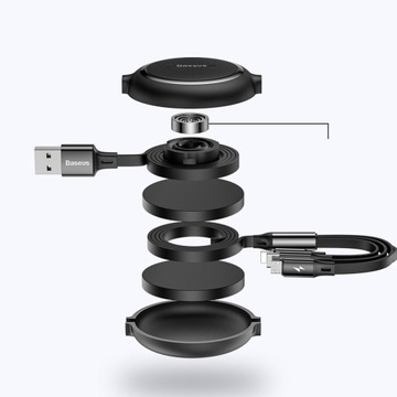 КАБЕЛЬ BASEUS FAST REWELLING 3IN1 USB - micro/Lightning/USB-C 3.5A
