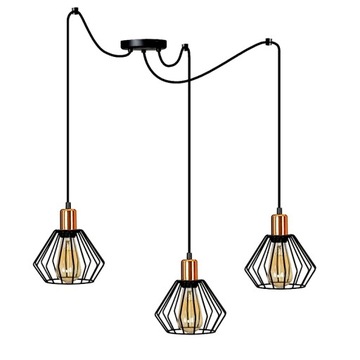 LAMPA SUFITOWA ,ŻYRANDOL DIAMENT PAJĄK 001-22M