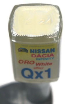 NISSAN DACIA QX1 ORO WHITE ZAPRAWKA DO RYS ARA 10 ML