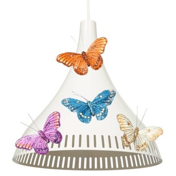 Lampa wisząca BUTTERFLY STOŻEK BIAŁY można LED