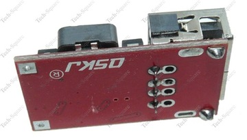 Модуль преобразователя 6-21В - USB 5В 3А автомобильный 12В