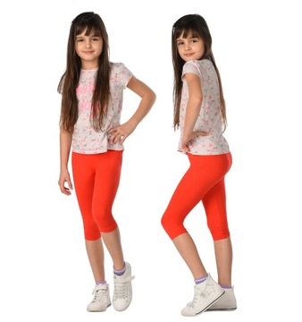 Legginsy dziecięce RYBACZKI mix kolorów D2 CE 140