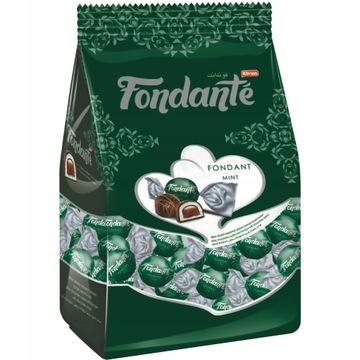 CUKIERKI FONDANTE CZEKOLADOWO-MIĘTOWE 1KG ELVAN