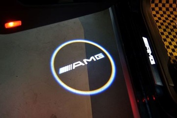 ZESTAW 2x PROJEKTOR LED LOGO AMG LAMPKA MERCEDES BENZ KLASA S W222 S65 S63