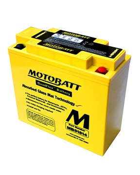 AKUMULATOR AGM MOTOBATT MB 51814 12V 22Ah 220A