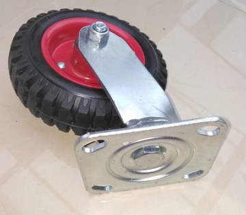 Колеса цельнолитые, 4 шт., диаметр пластины 160, колесо на тележку 600 кг.