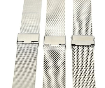 Bransoleta siatka MESH Gruba, Roz. 18-22 STALOWA - Teleskopy