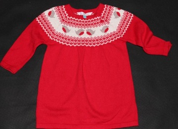 JOHN LEWIS DZIANINOWA SUKIENKA ROZ 62/68