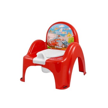 TEGA Nocnik Krzesełko AUTA Czerwień CS-007-121