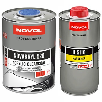 Novol Novakryl 520 Lakier bezbarwny VHS KPL