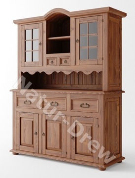 Сервант RUSTIC из беленого дерева, LOFT NEW