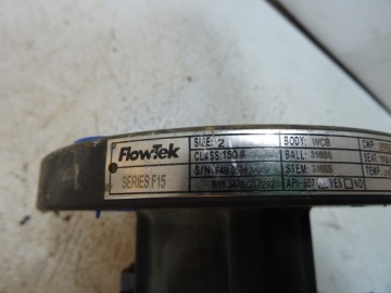 ШАРОВОЙ КРАН FLOW TEK СЕРИИ F15 2