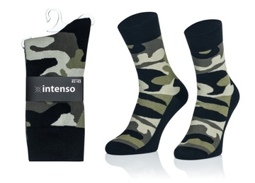 KOLOROWE SKARPETY INTENSO 1917 WZÓR 44-46 MOROCAMO