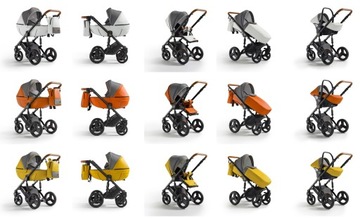 ДЕТСКАЯ КОЛЯСКА VERDI ORION 3В1 + АКСЕССУАРЫ