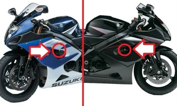 SUZUKI GSX-R GSXR 1000 K5 K6 - ТВЕРДЫЕ АВТОМОБИЛЬНЫЕ НАКЛАДКИ