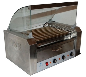 GRILL ROLKOWY ROYAL CATERING 9 ROLEK STAL NIERDZEW