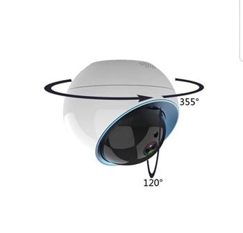 kamera ip kopułkowa 1080P 2MPX bezprzewodowa wi-fi
