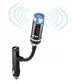 AUKEY BT-F1 TRANSMITER FM ŁADOWARKA BLUETOOTH MIC