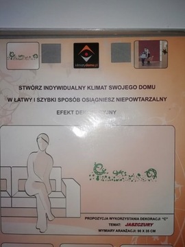 NAKLEJKI WELUROWE SAMOPRZYLEPNE ŚCIENNE