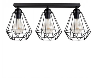 LAMPA WISZĄCA SUFITOWA ŻYRANDOL PLAFON EDISON LED