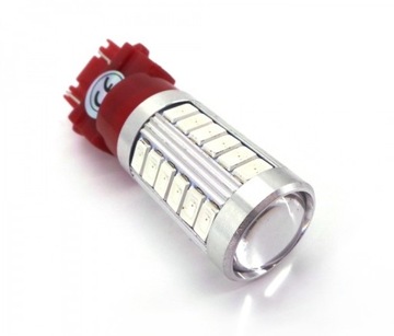 żarówka LED P27/7W 3157 3057 czerwona 1000lm Mocna