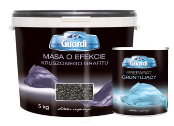 Tynk Masa o efekcie kruszonego Grafitu ZESTAW