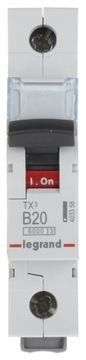 Wyłącznik nadprąd. B20 1P B 20A - 403358 - Legrand