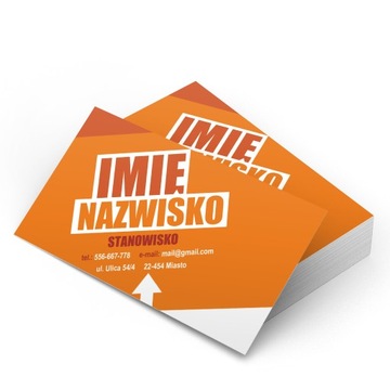 Wizytówki Business Cards 85x55 4+4 350g 500szt DW