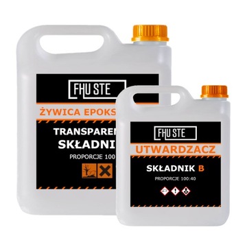 ŻYWICA EPOKSYDOWA TRANSPARENTNA 2,5 KG EFEKT 3D+++