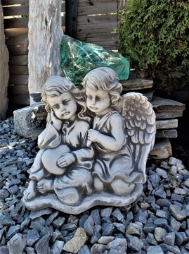 БЕТОННАЯ ФИГУРКА - АНГЕЛ / АНГЕЛЫ С СЕРДЦЕМ