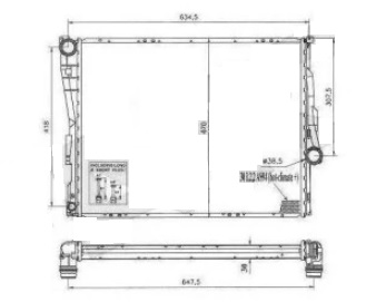 BMW 3 E 46 CHLADIČ VODY NOVÁ AUTOMAT
