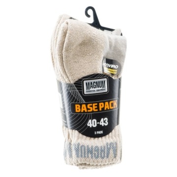 ТАКТИЧЕСКИЕ НОСКИ MAGNUM BASE, 3 ПАКЕТА, 3 ПАРЫ 36–39