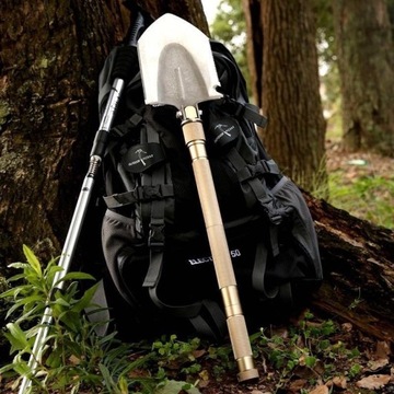 МЕГА военная лопата SURVIVAL складной мультитул НОЖ GOLD EDITION SP3