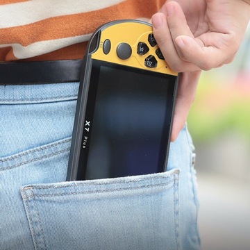 X7 Plus 8 ГБ КОНСОЛЬ MP5 MP4 MP3 ИГРЫ ДЕТСКИЕ ИГРЫ желтый