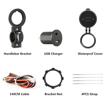 USB-зарядное устройство для мотоцикла ВОЛЬТМЕТР GPS-телефон
