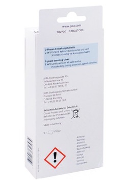 Jura Таблетки для 2-фазного удаления накипи 9 шт 3х3