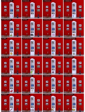 HAPPY RW01 ВЫСОКИЙ КНИЖНЫЙ ШКАФ - БЕЛЫЙ - ДЕТСКАЯ МЕБЕЛЬ