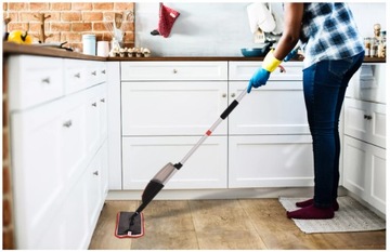 СКЛАДНАЯ ШВАБРА LUND СО РАСПЫЛИТЕЛЕМ, ДВА СЛОЯ