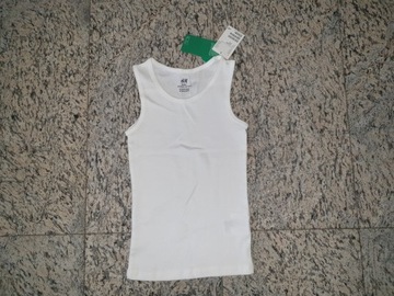 H&M podkoszulka NOWA 122/128 biała podkoszulek