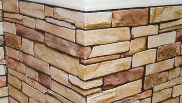Стеновые панели ПВХ 3D STONE НАТУРАЛЬНЫЙ КАМЕНЬ СЛАНЕЦ