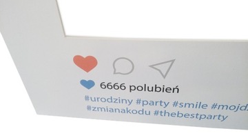 Foto ramka do zdjęć Instagram instarama NA WESELE